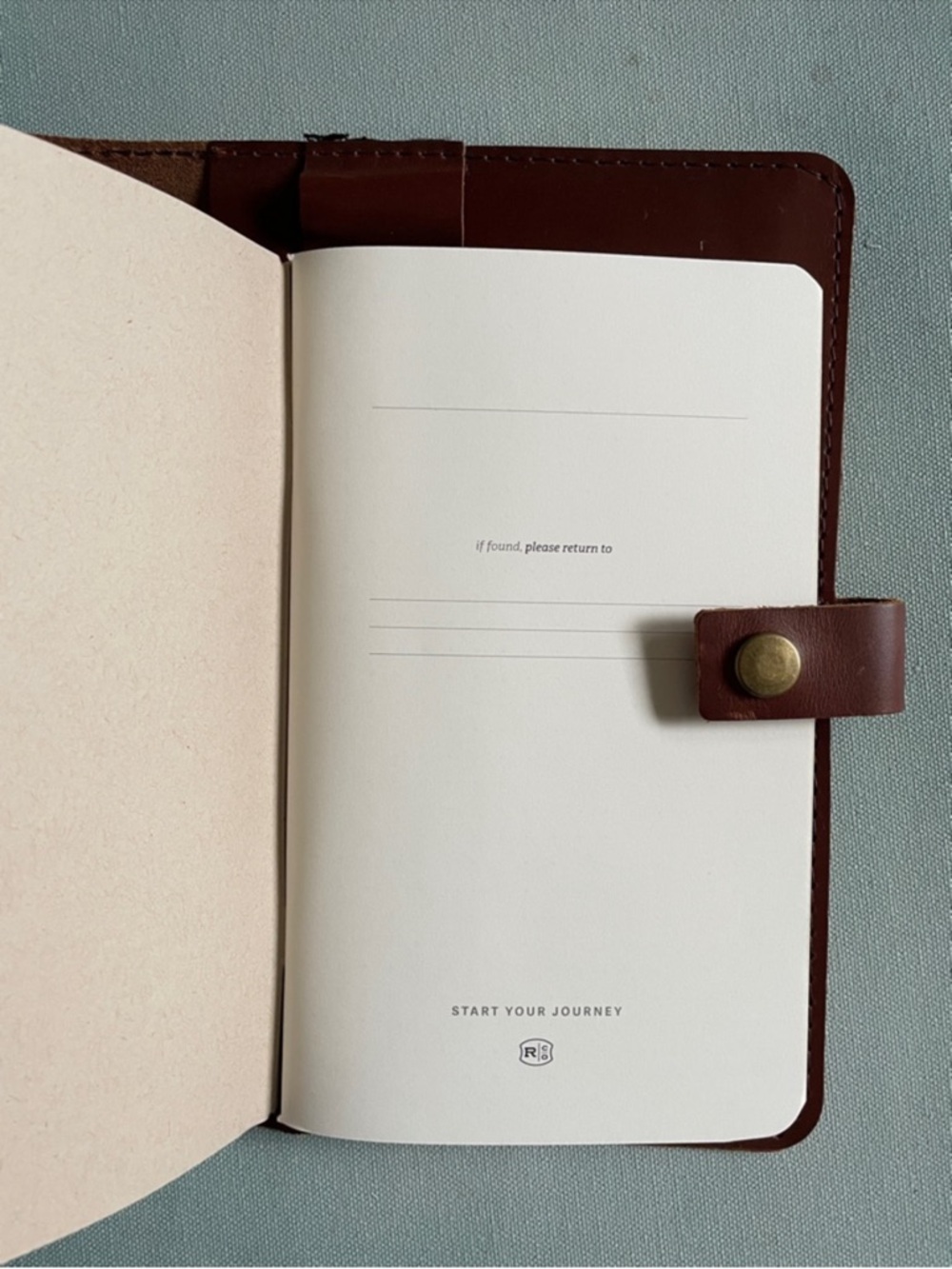 Rustico Leather Notebook Cover Journal - Picture 5 of 14